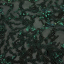 Stretch Mesh Sequin Fabric Coral Reef