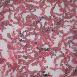 Stretch Mesh Sequin Fabric Coral Reef