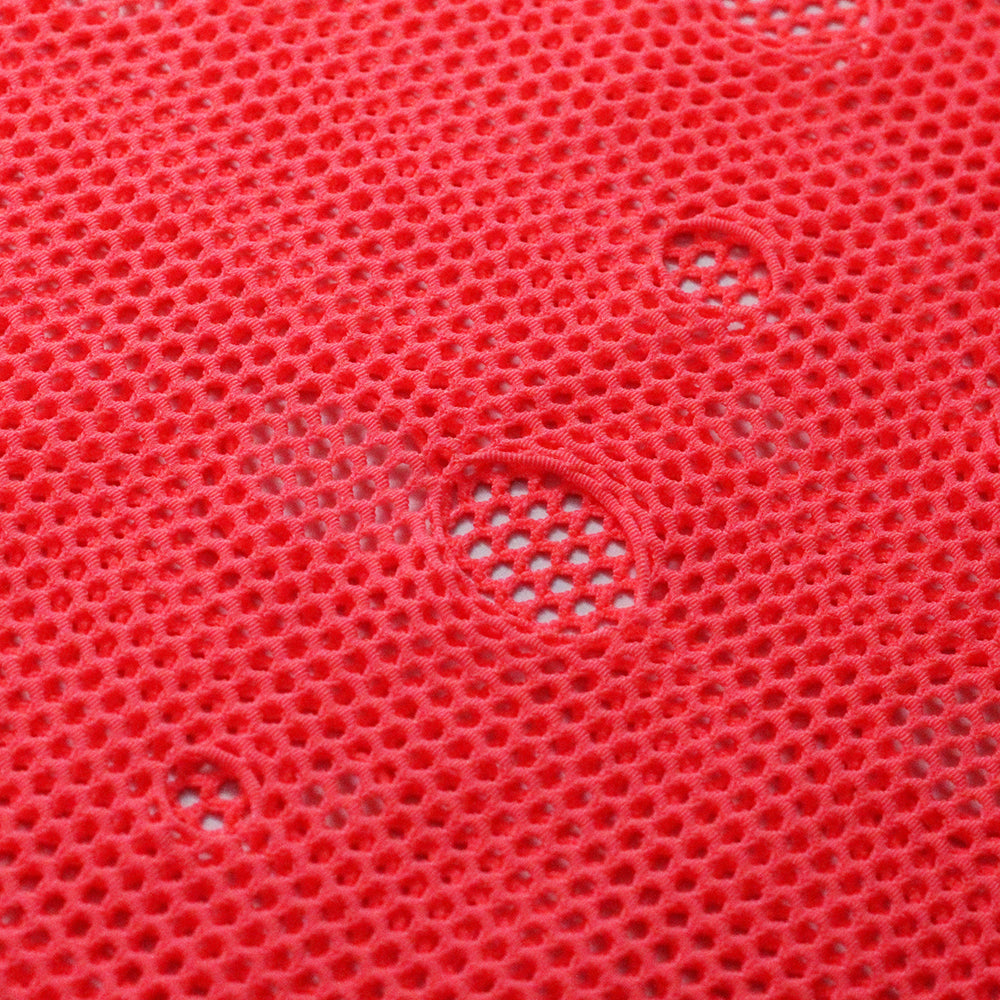 Trashy Net Polyester Spandex Fabric - Black, White, Light Pink, Coral, Yellow, Neon Lime Solid Mesh, 58/60" Width (1 Yard)