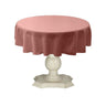 Tablecloth Dull Bridal Satin Fabric - 54" Round, Color Options (1 Piece)