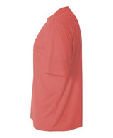 A4 NB3142 Youth Cooling Performance Crew Micro Poly Interlock Fabric - Coral, 4.0 Ounce, 44+ UPF (1 Piece)