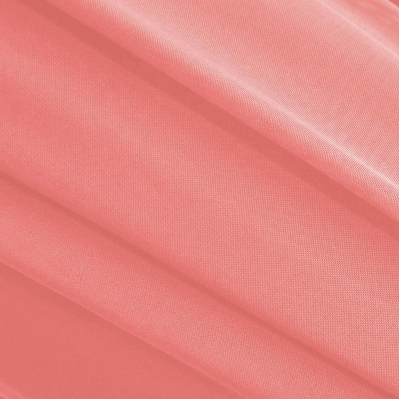 Coral Stretch Mesh Fabric