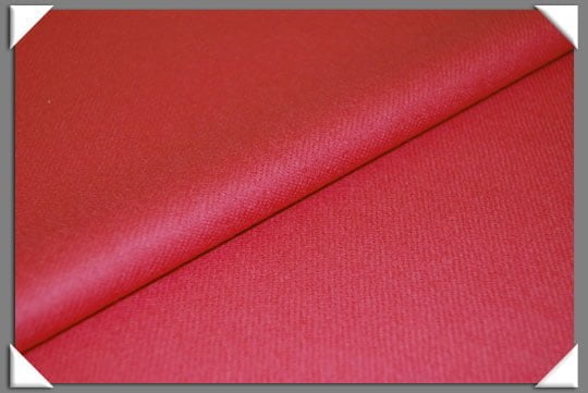 Coral Vegan Gabardine Polyester Gabardine Fabric - Coral, 60" Width