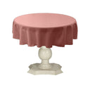 Tablecloth Dull Bridal Satin Fabric - Solid Color, 58" Round (1 Piece)