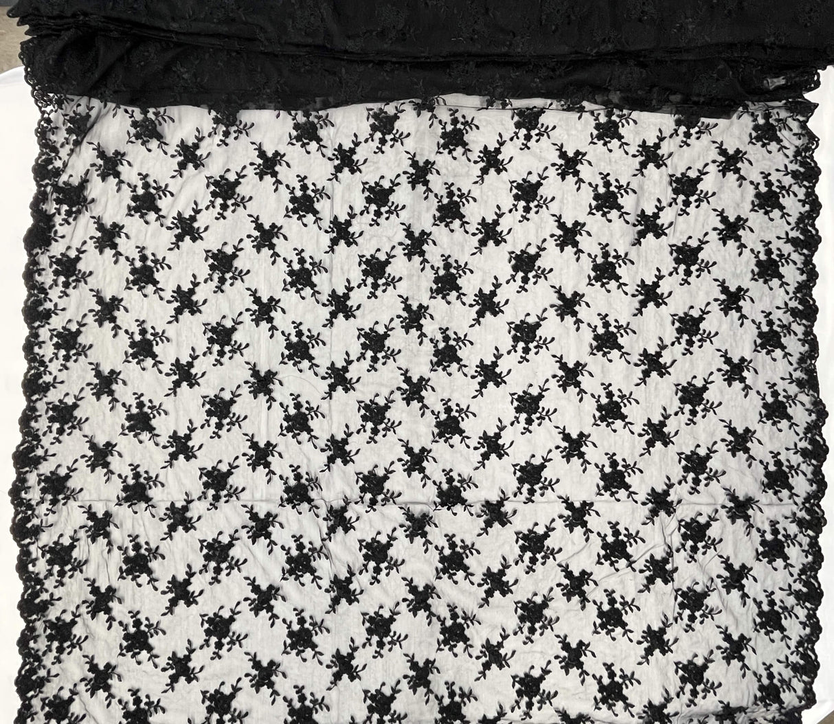 Corded Bridal Lace Fabric