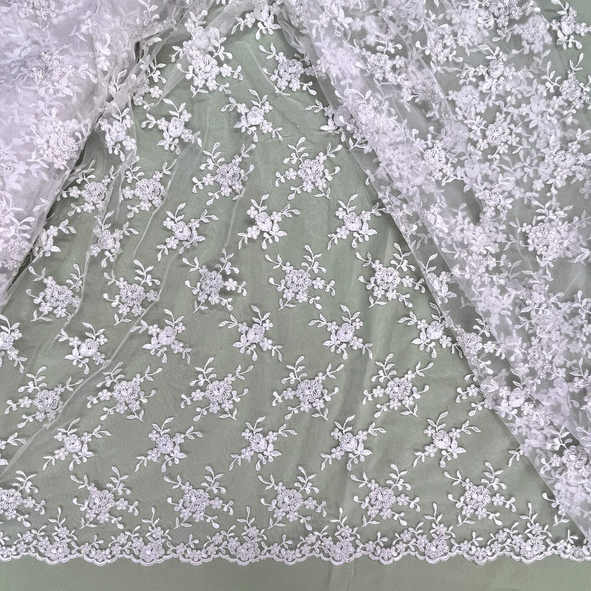 Corded Bridal Lace Fabric