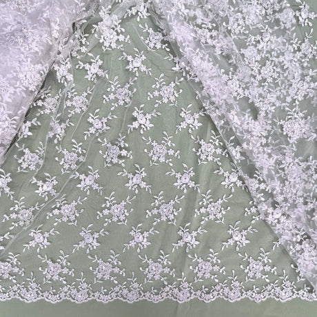 Corded Bridal Lace Fabric
