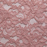 1 Yard Corded Raschel Lace Fabric with Elegant Floral Pattern, 52/54" Wide