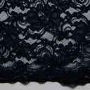 1 Yard Corded Raschel Lace Fabric with Elegant Floral Pattern, 52/54" Wide