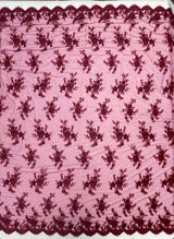 Corded Embroidered Lace Mesh