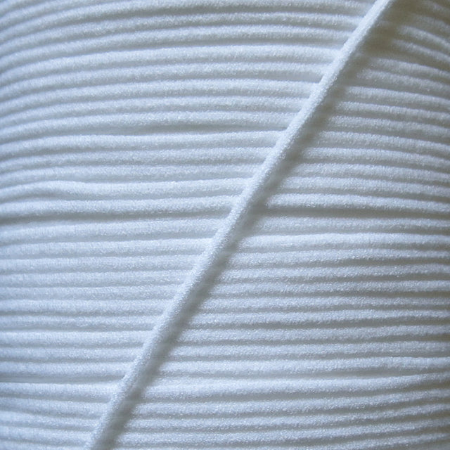 3mm Wide White Soft Stretch Cording