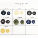 Corozo Suit Buttons - Corozo Fabric, Beige, Black, Brown, Green, Grey, Navy, White, Ligne 24, Ligne 32