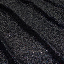 Cosmic GLOW Nylon Spandex Sequin Fabric - Embroidered Holographic Micro Sequins, 51/52" Width (1 Yard)