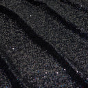 Cosmic GLOW Nylon Spandex Sequin Fabric - Embroidered Holographic Micro Sequins, 51/52" Width, 4-Way Stretch (1 Yard)
