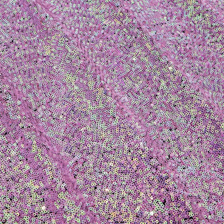 Cosmic Pearl Nylon Spandex Sequin Fabric - Embroidered Pearlescent Micro Sequins, 51/52" Width, 4-Way Stretch (1 Yard)