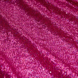Cosmic GLOW Nylon Spandex Sequin Fabric - Embroidered Holographic Micro Sequins, 51/52" Width, 4-Way Stretch (1 Yard)