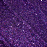 Cosmic GLOW Nylon Spandex Sequin Fabric - Embroidered Holographic Micro Sequins, 51/52" Width, 4-Way Stretch (1 Yard)