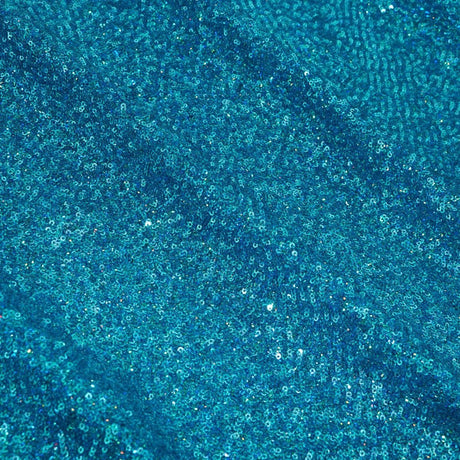 Cosmic GLOW Nylon Spandex Sequin Fabric - Embroidered Holographic Micro Sequins, 51/52" Width (1 Yard)