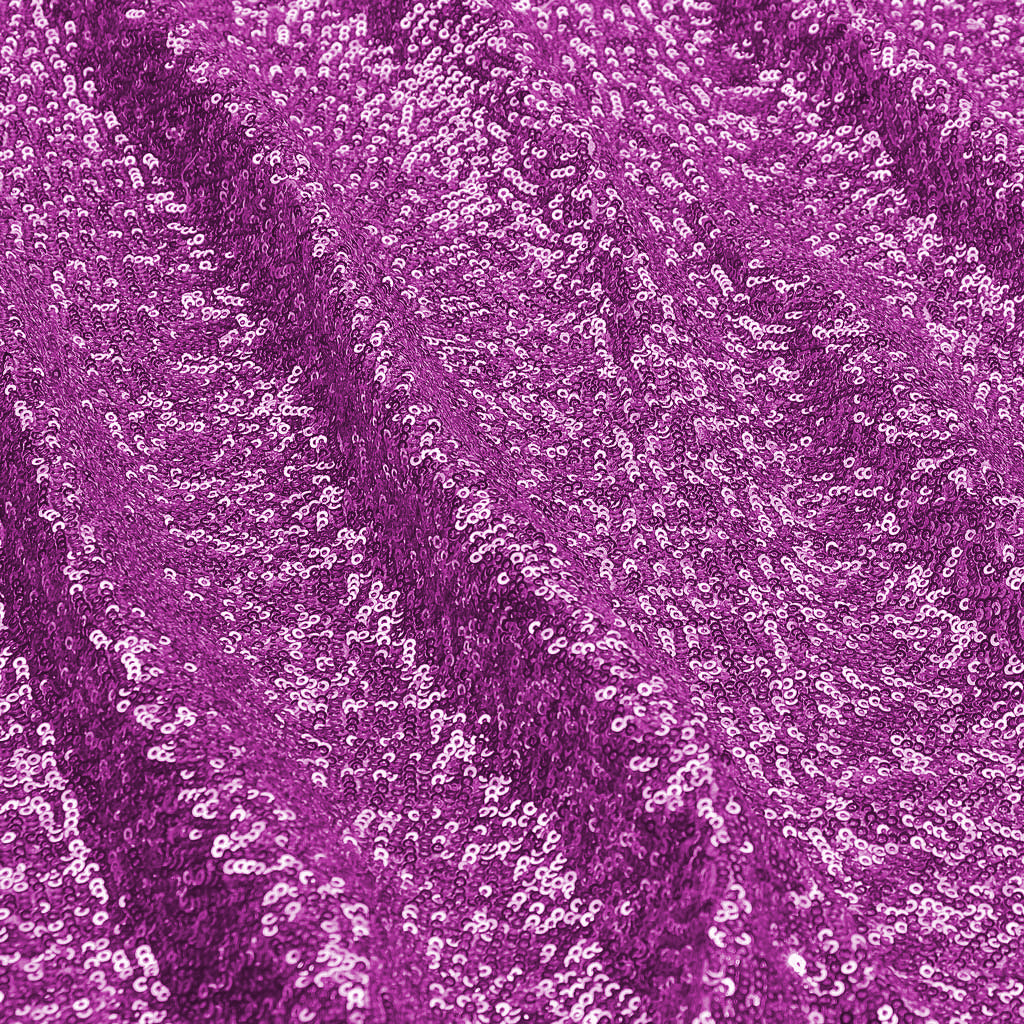 Cosmic Nylon Spandex Sequin Fabric - Embroidered Micro Sequins, 51/52" Width, 4-Way Stretch (1 Yard)