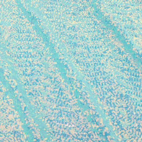 Cosmic Pearl Nylon Spandex Sequin Fabric - Embroidered Pearlescent Micro Sequins, 51/52" Width, 4-Way Stretch (1 Yard)