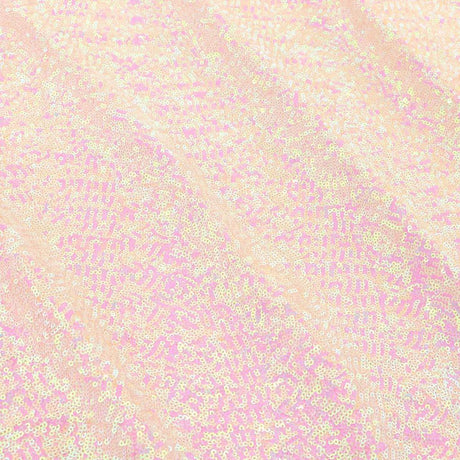 Cosmic PEARL Nylon Spandex Sequin Fabric - Embroidered Pearlescent Micro Sequins, 51/52" Width (1 Yard)