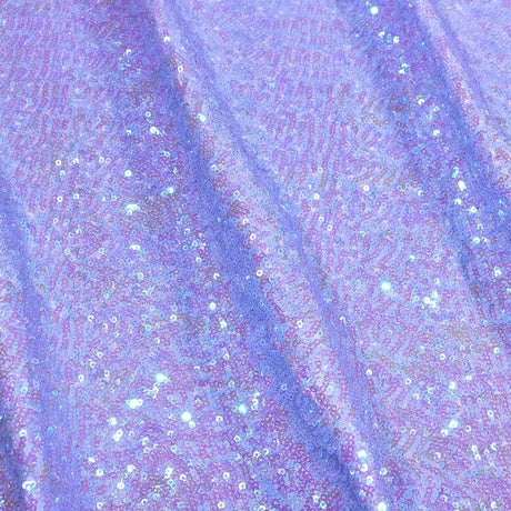 Cosmic Pearl Nylon Spandex Sequin Fabric - Embroidered Pearlescent Micro Sequins, 51/52" Width, 4-Way Stretch (1 Yard)