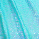 Cosmic Pearl Nylon Spandex Sequin Fabric - Embroidered Pearlescent Micro Sequins, 51/52" Width, 4-Way Stretch (1 Yard)