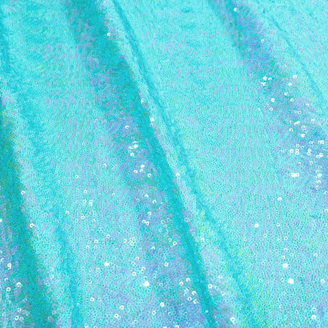 Cosmic Pearl Nylon Spandex Sequin Fabric - Embroidered Pearlescent Micro Sequins, 51/52" Width, 4-Way Stretch (1 Yard)