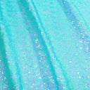 Cosmic PEARL Nylon Spandex Sequin Fabric - Embroidered Pearlescent Micro Sequins, 51/52" Width (1 Yard)