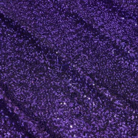Cosmic 4-Way Stretch Sequin Nylon Spandex Fabric - Embroidered Micro Sequins, 51/52" Width, 430 GSM (1 Yard)