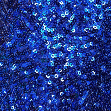 Cosmic 4-Way Stretch Sequin Nylon Spandex Fabric - Embroidered Micro Sequins, 51/52" Width, 430 GSM (1 Yard)