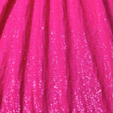 Cosmic GLOW Nylon Spandex Sequin Fabric - Embroidered Holographic Micro Sequins, 51/52" Width (1 Yard)