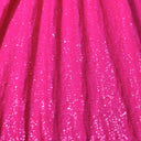 Cosmic GLOW Nylon Spandex Sequin Fabric - Embroidered Holographic Micro Sequins, 51/52" Width, 4-Way Stretch (1 Yard)