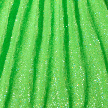 Cosmic GLOW Nylon Spandex Sequin Fabric - Embroidered Holographic Micro Sequins, 51/52" Width, 4-Way Stretch (1 Yard)