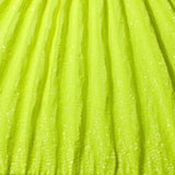 Cosmic GLOW Nylon Spandex Sequin Fabric - Embroidered Holographic Micro Sequins, 51/52" Width (1 Yard)