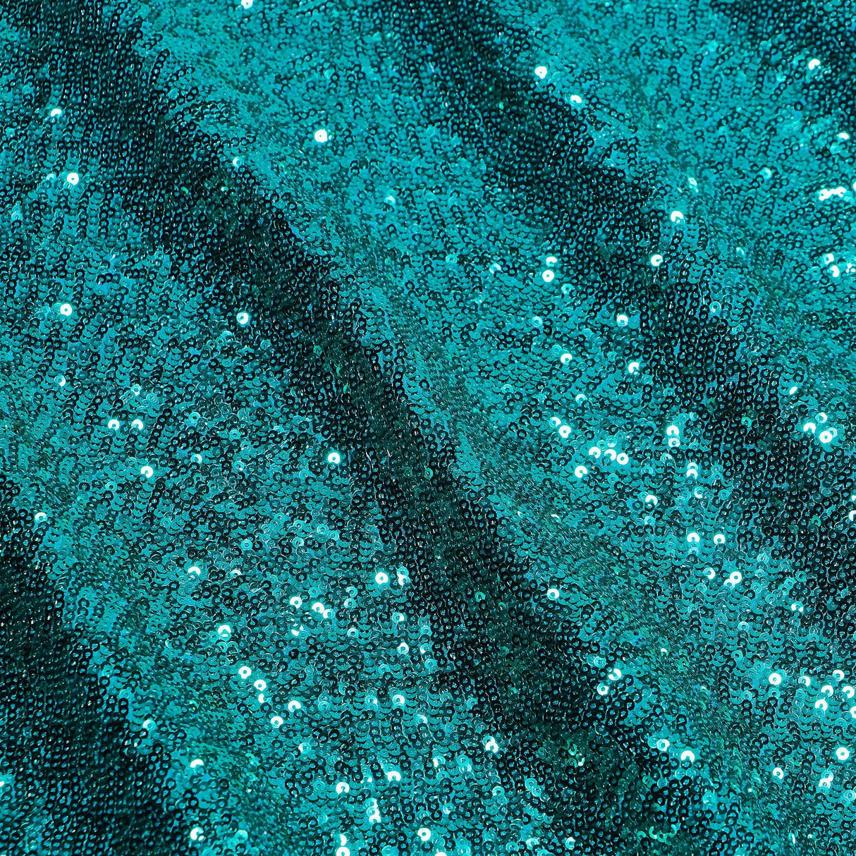 Cosmic Nylon Spandex Sequin Fabric - Embroidered Micro Sequins, 51/52" Width, 4-Way Stretch (1 Yard)