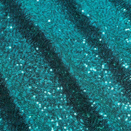 Cosmic Nylon Spandex Sequin Fabric - Embroidered Micro Sequins, 51/52" Width, 4-Way Stretch (1 Yard)