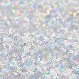 Cosmic X Nylon Spandex Sequin Fabric - Iridescent Micro Sequins, 51/52" Width (1 Yard)