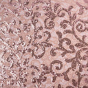Stretch Lace Sequin Floral Fabric