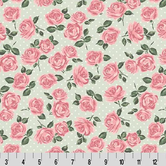 Quilting Cuddle Fabric Cottage Rose Lane Briar Meadow