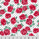 Quilting Cuddle Fabric Cottage Rose Lane Briar Snow
