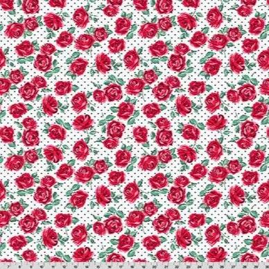 Quilting Cuddle Fabric Cottage Rose Lane Briar Snow