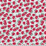Quilting Cuddle Fabric Cottage Rose Lane Briar Snow