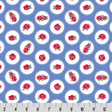 Quilting Cuddle Fabric Cottage Rose Lane Brighton Blue Bonnet