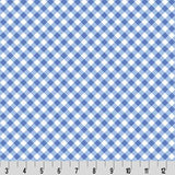 Quilting Cuddle Fabric Cottage Rose Lane Gingham Blue Bonnet