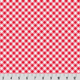 Quilting Cuddle Gingham Candy Apple Fabric