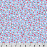 Quilting Cuddle Fabric Blue Bonnet Ditsy Floral 43/44"