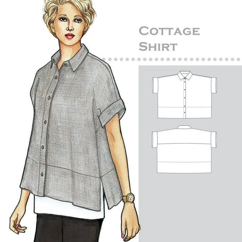 Cotton Linen Silk Cottage Shirt Pattern