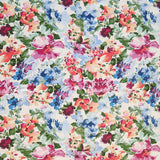 Swim Knit Cottage Garden Floral Poly Spandex Fabric