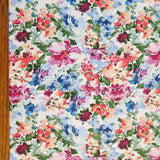 Swim Knit Cottage Garden Floral Poly Spandex Fabric